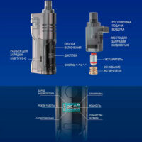Smoant Knight 40 Pod Kit 1500mAh (Gunmetal)