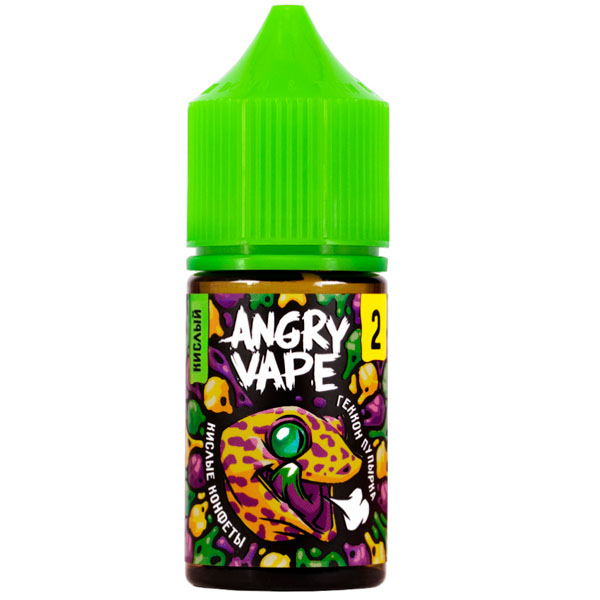 Жидкость Angry Vape Кислый Salt 30мл - Геккон Пупырка (Кислые Конфеты) 0мг (М) Жидкость Angry Vape Кислый Salt 30мл - Геккон Пупырка (Кислые Конфеты) 0мг (М)