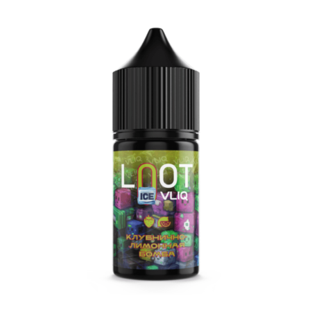 Жидкость Loot ice - Клубника лимон со льдом 10 мл (18mg) (M)