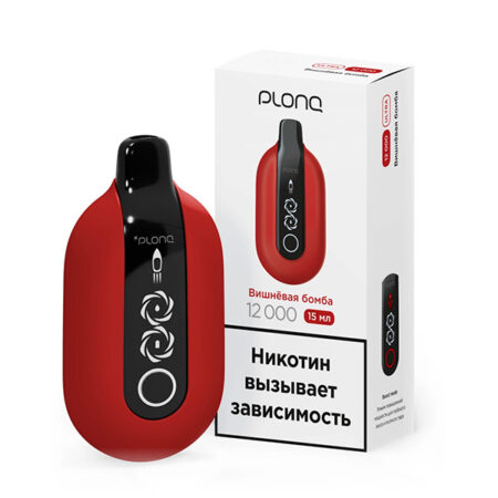 Одноразовая ЭС PLONQ ULTRA 12000 - Вишневая бомба (М)