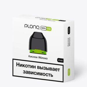 Картридж PLONQ META 4мл - Кислое яблоко