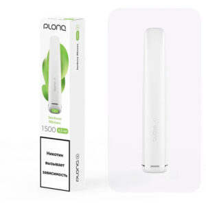 Одноразовая ЭС PLONQ PLUS 1500 - Зеленое яблоко (М)