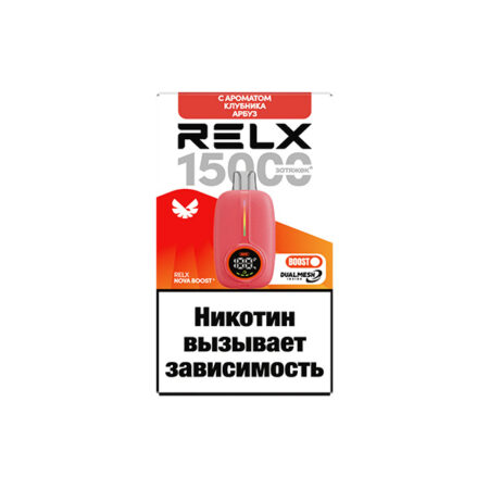 Одноразовая ЭС RELX-NOVA by WAKA 15000 - Клубника Арбуз