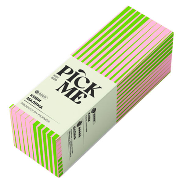 Ароматизатор PickMe Sour 14мл - Киви Малина Ароматизатор PickMe Sour 14мл - Киви Малина