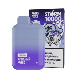 Одноразовая ЭС Angry Vape Storm 10000 - Ягодный Микс (М)