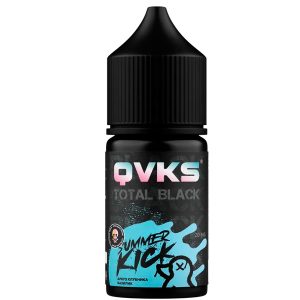 Ароматизатор QVKS TOTAL BLACK 15мл - Арбуз Клубника Базилик