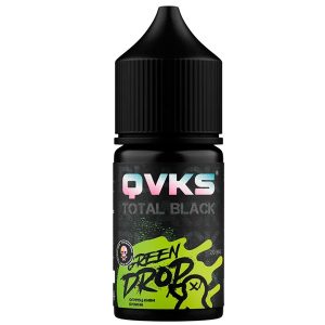 Ароматизатор QVKS TOTAL BLACK 15мл - Огурец Киви Бузина