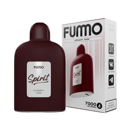 Одноразовая ЭС Fummo Spirit 7000 - Черешня Лайм (М)