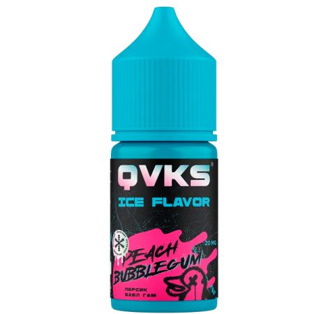 Ароматизатор QVKS Cold 15мл - Персик Бабл Гам