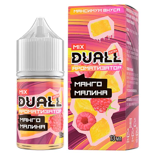 Ароматизатор Duall Mix 13мл - Манго Малина Ароматизатор Duall Mix 13мл - Манго Малина