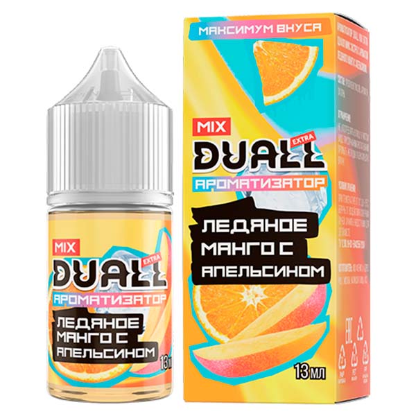 Ароматизатор Duall Mix 13мл - Ледяное Манго с Апельсином Ароматизатор Duall Mix 13мл - Ледяное Манго с Апельсином