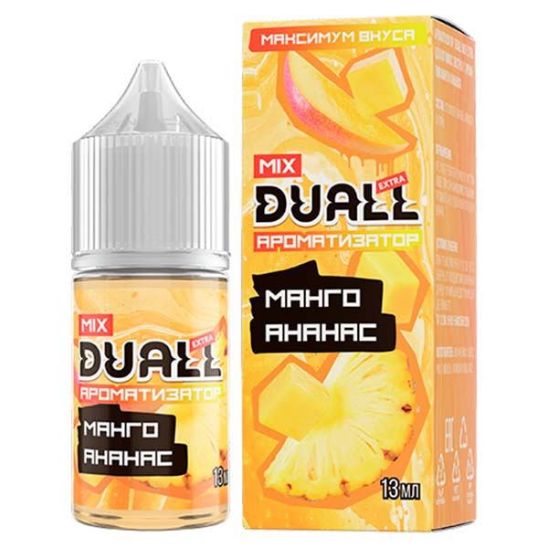 Ароматизатор Duall Mix 13мл - Манго Ананас Ароматизатор Duall Mix 13мл - Манго Ананас