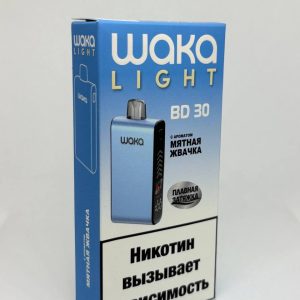 Одноразовая ЭС WAKA LIGHT BD 30000 - Мятная жвачка (М)