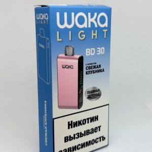 Одноразовая ЭС WAKA LIGHT BD 30000 - Свежая клубника (М)