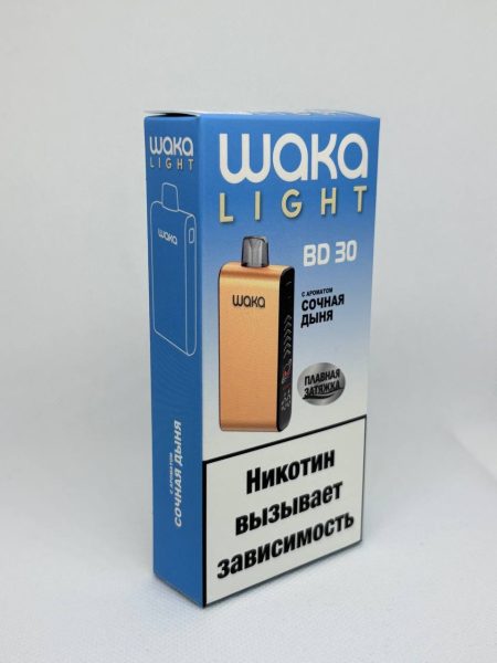 Одноразовая ЭС WAKA LIGHT BD 30000 - Дыня (М)