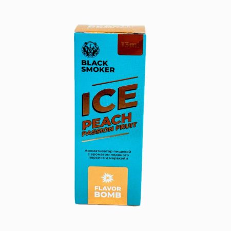 Ароматизатор BLACK SMOKER Ice 13 мл - Peach passion fruit ice (с ароматом Ледяной персик и маракуйя)