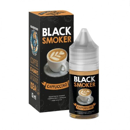 Ароматизатор BLACK SMOKER Coffee 13 мл - Cappuccino (с ароматом Кофе капучино)