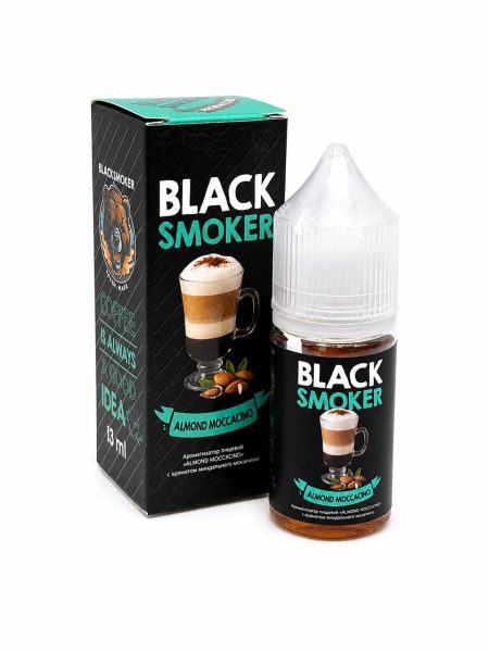 Ароматизатор BLACK SMOKER Coffee 13 мл - Almond moccacino(с ароматом Миндальное моккачино)