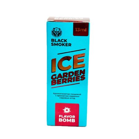 Ароматизатор BLACK SMOKER Ice 13 мл - Garden berries ice (с ароматом Ледяные садовые ягоды)