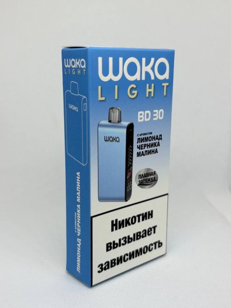Одноразовая ЭС WAKA LIGHT BD 30000 - Лимонад черника малина (М)