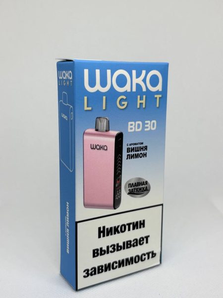 Одноразовая ЭС WAKA LIGHT BD 30000 - Вишня лимон (М)