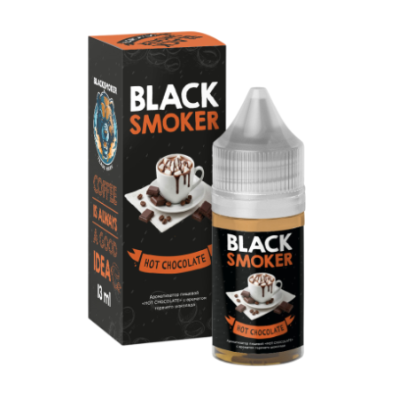 Ароматизатор BLACK SMOKER Coffee 13 мл - Нot chocolate (с ароматом Горячий шоколад)