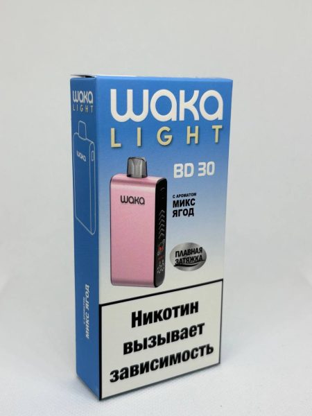 Одноразовая ЭС WAKA LIGHT BD 30000 - Микс ягод (М)