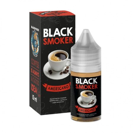 Ароматизатор BLACK SMOKER Coffee 13 мл - Americano (с ароматом Кофе американо)