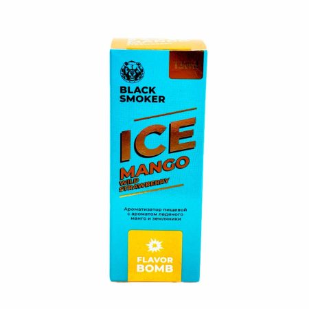 Ароматизатор BLACK SMOKER Ice 13 мл - Mango wild strawberry ice (с ароматом Ледяное манго и земляника)