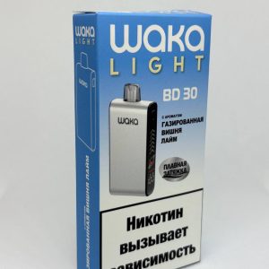 Одноразовая ЭС WAKA LIGHT BD 30000 - Газированная вишня лайм (М)