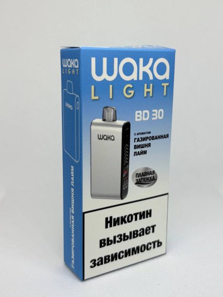 Одноразовая ЭС WAKA LIGHT BD 30000 - Газированная вишня лайм (М)
