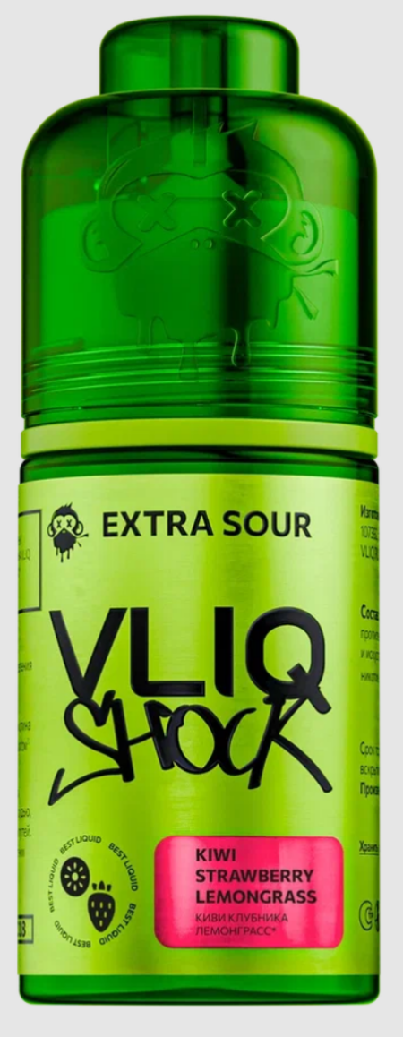 Ароматизатор VLIQ Q Shock Sour 15мл - Киви Клубника Лемограсс